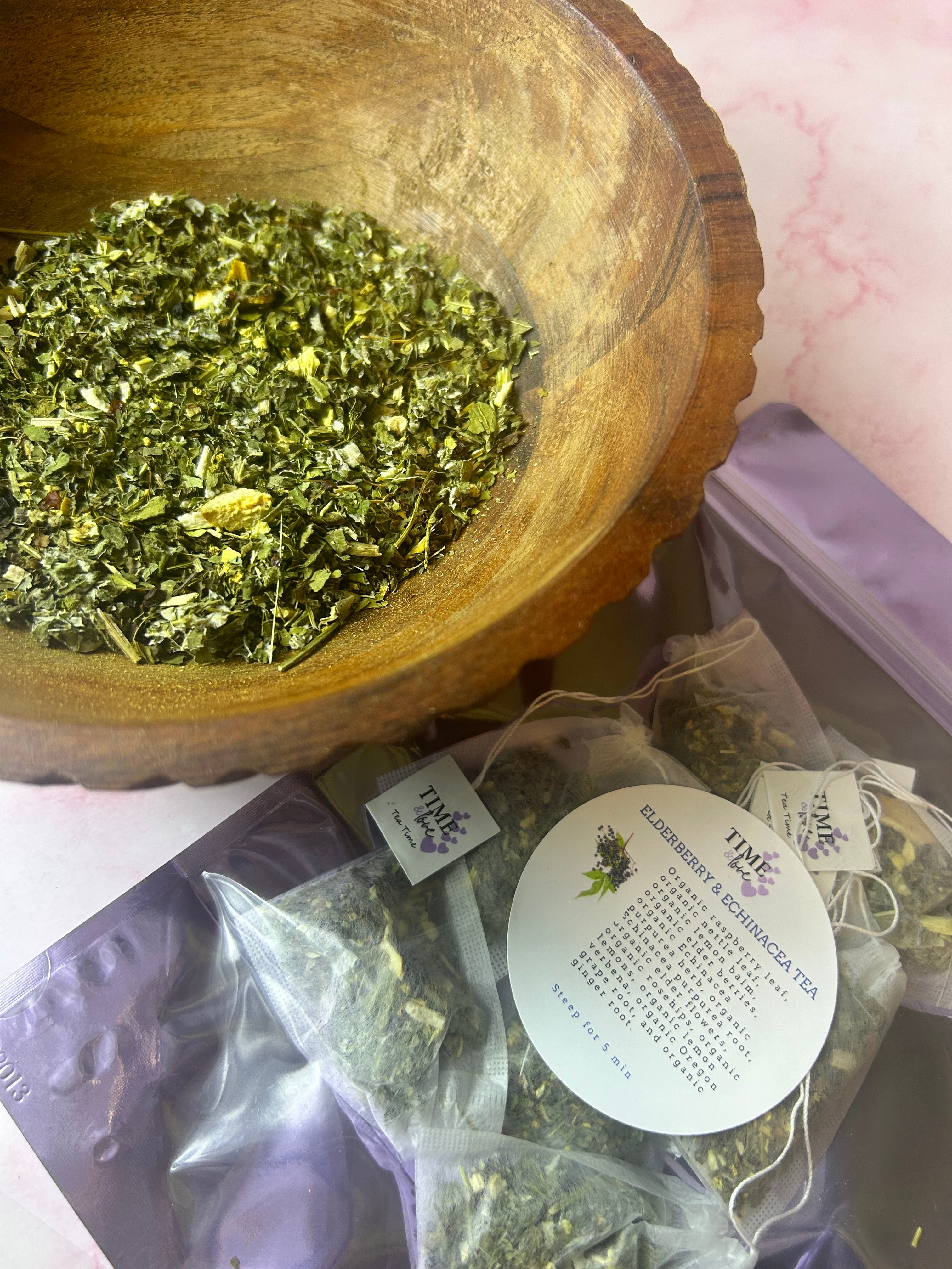 Elderberry & Echinacea Tea time & love llc